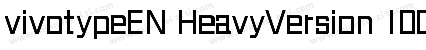 vivotypeEN HeavyVersion 100字体转换